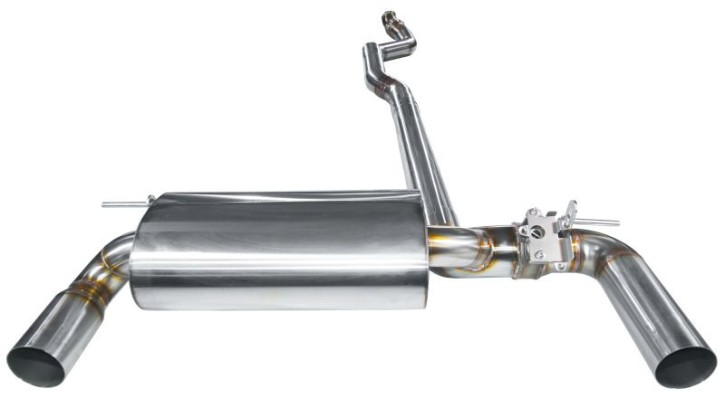 Exhaust.one 3.5” exhaust system with flap exhaust for BMW 335i F30 Sedan