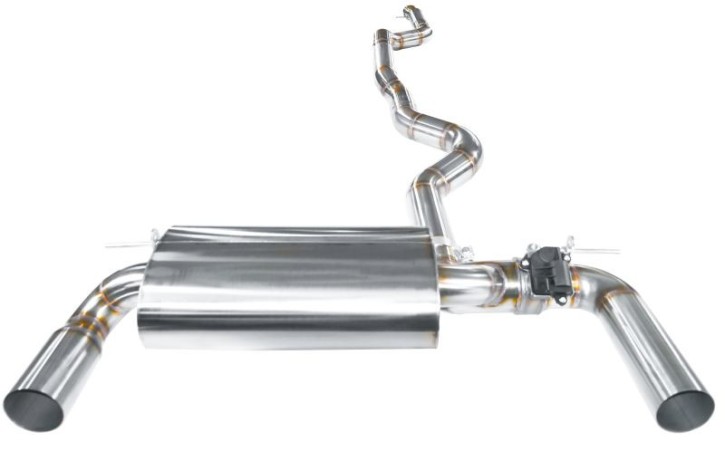 Exhaust.one 3.5” exhaust system with flap exhaust for BMW 440i F32 Coupe