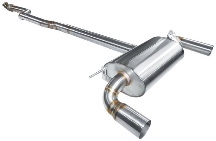 Exhaust.one 3.5” exhaust system with flap exhaust for BMW F22 M235i Coupé