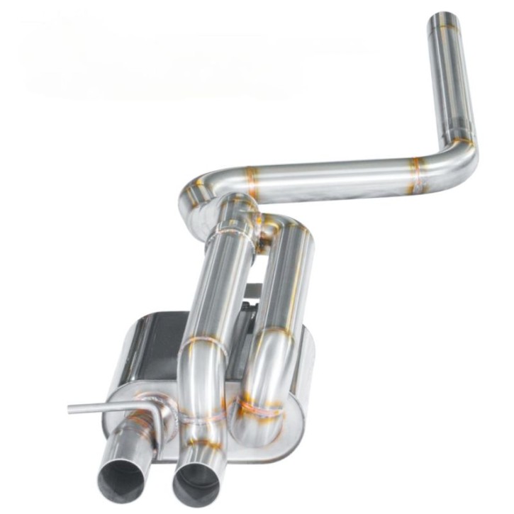 Exhaust.one 2.5" exhaust system with flap exhaust for Audi A1 40 TFSI